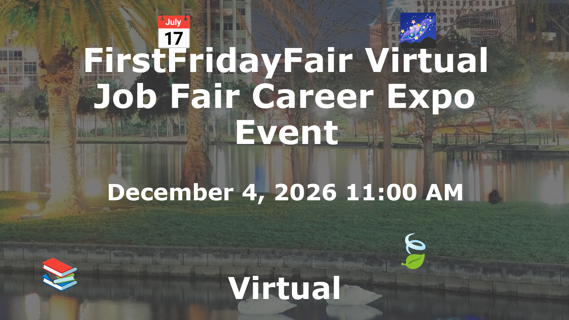 FirstFridayFair Virtual Job Fair Career Expo Event event image